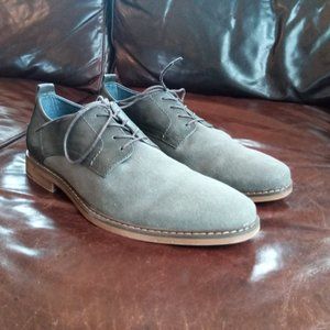 Mens Gray Restoration Oxford Shoes 10.5
